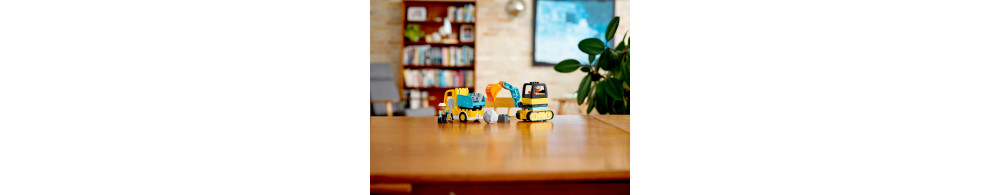 LEGO Duplo Ciężarówka i koparka gąsienicowa 10931