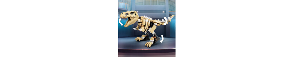 Lego JW Wystawa skamieniałości tyranozaura 76940