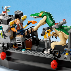Lego Jurassic Barionyks i ucieczka łodzią 76942