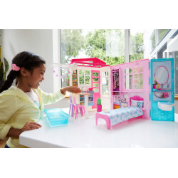 Barbie Przytulny domek dla lalek i akcesoria FXG54