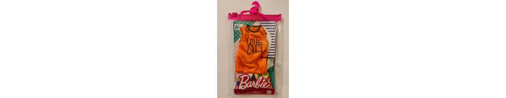 Barbie Kompletna stylizacja dla Kena Pomarańczowa