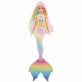 Barbie Lalka Syrenka tęczowa GTF89