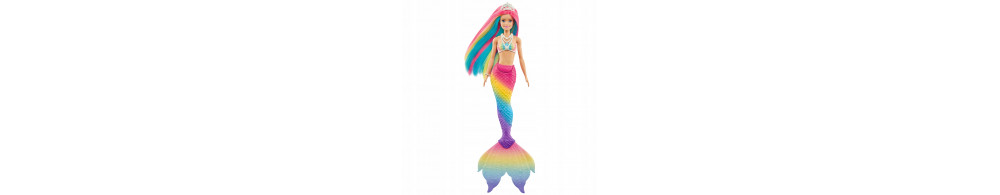 Barbie Lalka Syrenka tęczowa GTF89