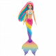 Barbie Lalka Syrenka tęczowa GTF89