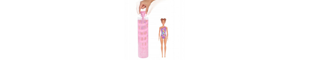 Barbie Color Reveal Lalka Wakacyjna i akcesoria