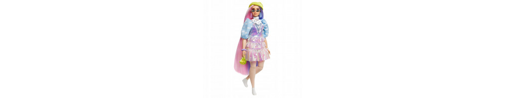 Lalka Barbie Fashionistas Extra z pieskiem GVR05