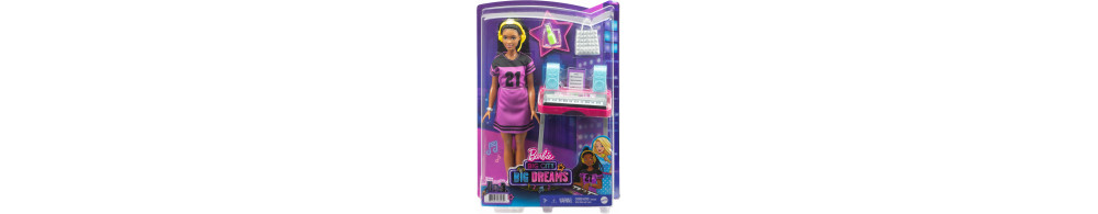 Barbie Big Dreams Lalka Malibu + Studio Nagrań