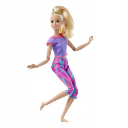 Barbie Lalka Made to Move Fioletowe ubranko