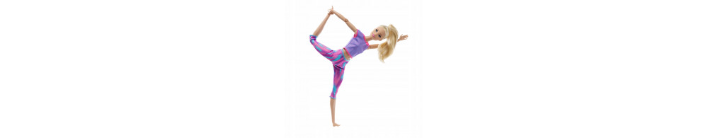Barbie Lalka Made to Move Fioletowe ubranko