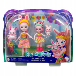 Enchantimals Lalki siostry 2-pak Bree Bunny HCF84