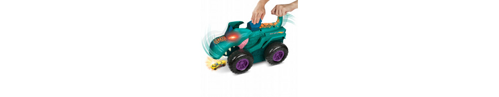 HOT WHEELS MONSTER TRUCK POŻERACZ AUT MEGA WREX