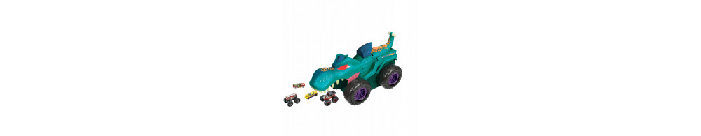 HOT WHEELS MONSTER TRUCK POŻERACZ AUT MEGA WREX