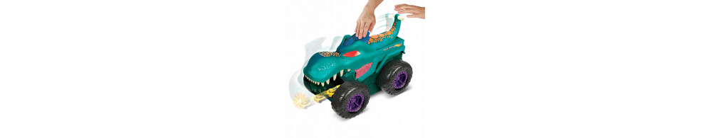 HOT WHEELS MONSTER TRUCK POŻERACZ AUT MEGA WREX