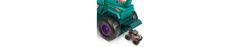 HOT WHEELS MONSTER TRUCK POŻERACZ AUT MEGA WREX
