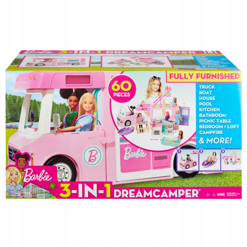 Kamper dla lalki Barbie GHL93