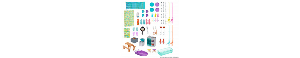 Kamper dla lalki Barbie GHL93