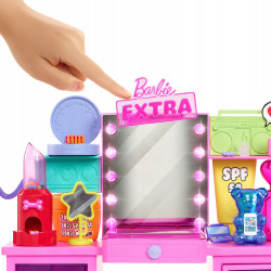 Barbie Extra Deluxe Toaletka, Lalka, Akcesoria