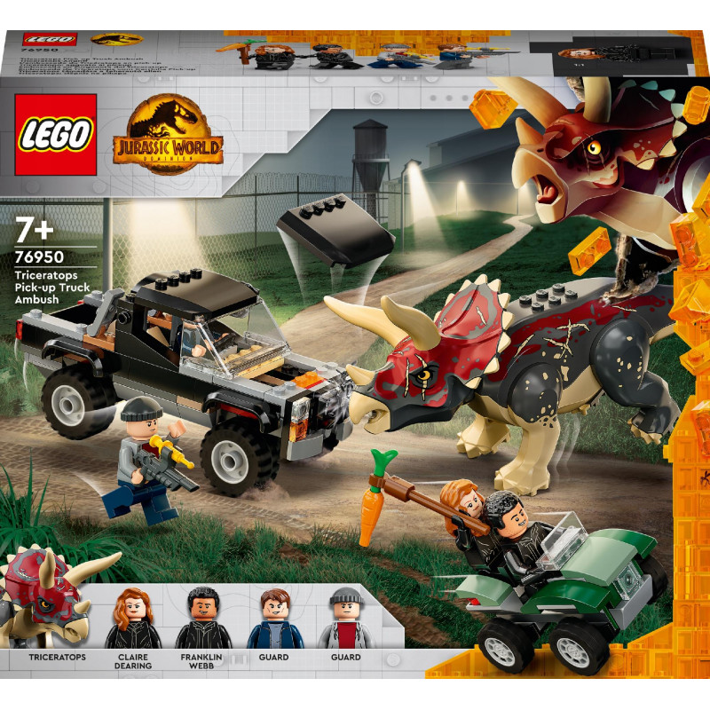 LEGO Jurassic World Triceratops i zasadzka 76950