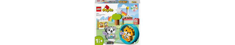 LEGO Duplo - Szczeniak i Kotek z odgłosami 10977