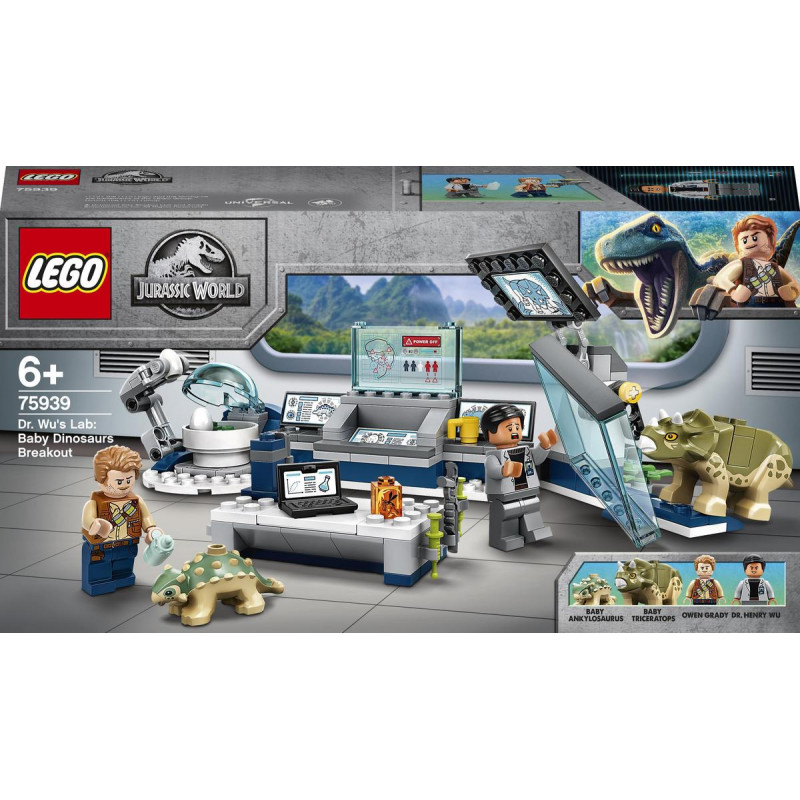 LEGO Laboratorium Wu: ucieczka dinozaurów 75939