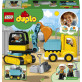 LEGO Duplo Ciężarówka i koparka gąsienicowa 10931
