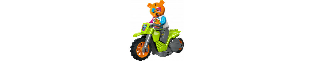 LEGO CITY Motocykl kaskaderski niedźwiedziem 60356