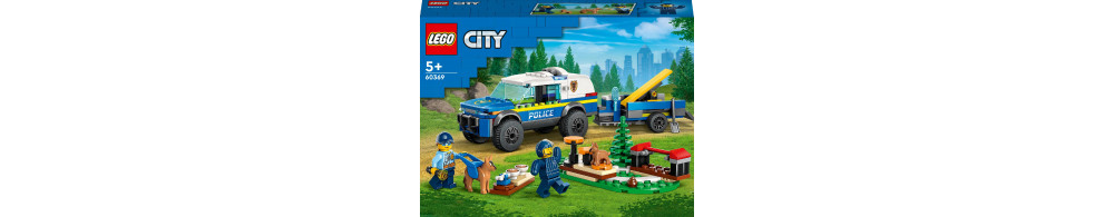 LEGO CITY Szkolenie psów policyjnych w teren 60369