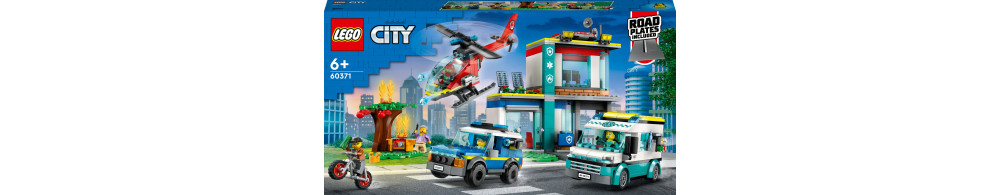 LEGO CITY Parking dla pojazdów uprzywilejowa 60371
