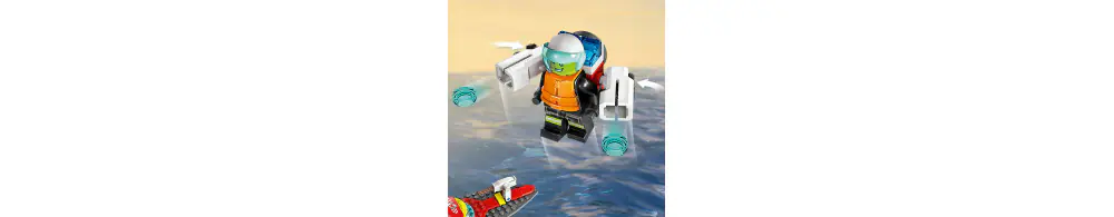 LEGO CITY Łódź strażacka 60373