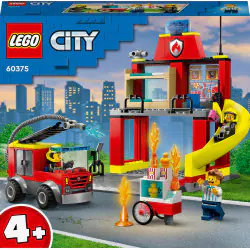 LEGO CITY Remiza strażacka i wóz strażacki 60375