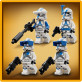 LEGO Star Wars żołnierze-klony z 501 legionu 75345