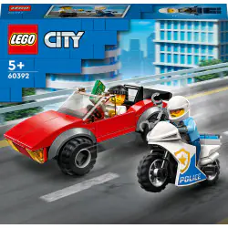 LEGO City Motocykl policyjny - pościg 60392