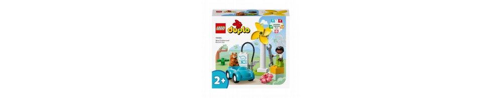 LEGO DUPLO Turbina wiatrowa i samochód 10985