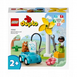 LEGO DUPLO Turbina wiatrowa i samochód 10985