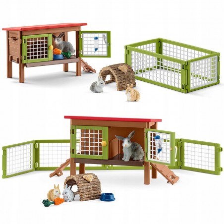 Schleich Farm World Zagroda dla królików 42420