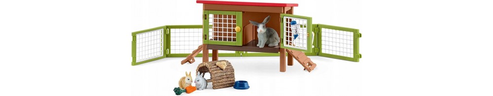 Schleich Farm World Zagroda dla królików 42420