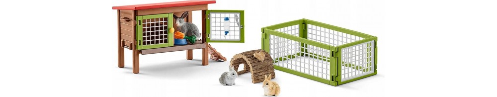 Schleich Farm World Zagroda dla królików 42420