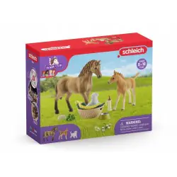 Schleich Zestaw Figurki Pielęgnacja zwierząt 42432