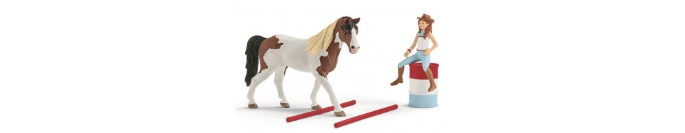 Zestaw do jazdy westernowej Schleich Hannah 42441