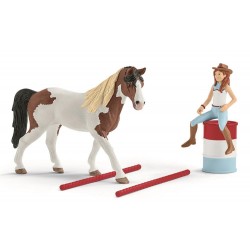 Zestaw do jazdy westernowej Schleich Hannah 42441