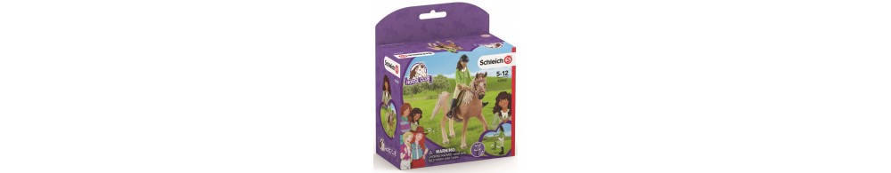 Schleich Sarah i Mystery klacz arabska 42542