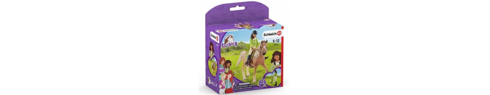 Schleich Sarah i Mystery klacz arabska 42542