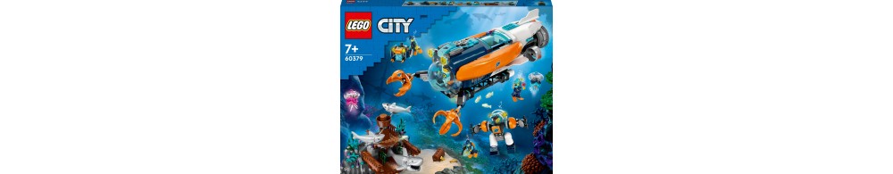 LEGO City Łódź podwodna badacza morskiego 60379