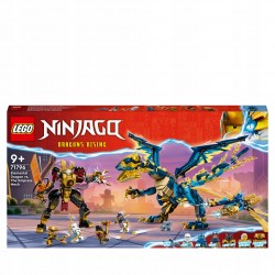 LEGO Ninjago Smok żywiołu vs mech cesarzowej 71796