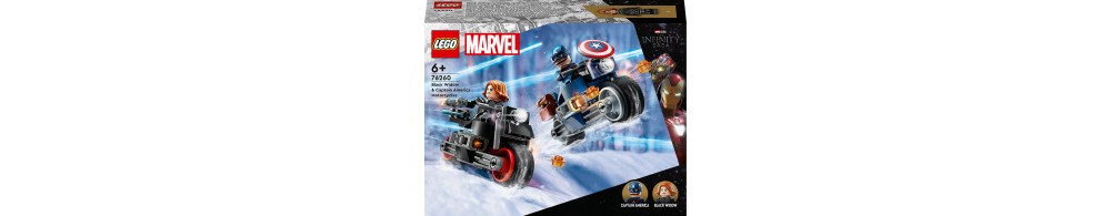 LEGO Super Heroes Motocykle Czarnej Wdowy 76260