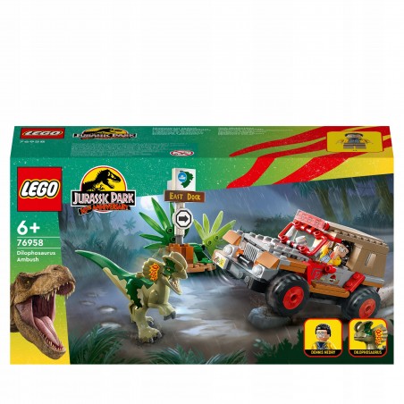 LEGO Jurassic World Zasadzka na dilofozaura 76958