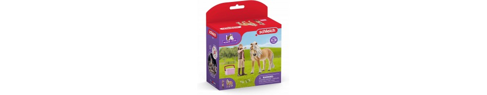 Schleich Stajenna z klaczą kuca islandzkiego 41431