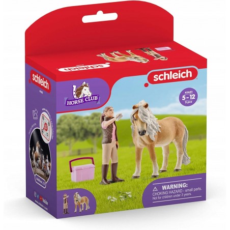 Schleich Stajenna z klaczą kuca islandzkiego 41431