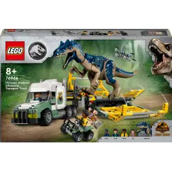 LEGO Jurassic World Dinomisje: ciężarówka do transportu allozaura 76966