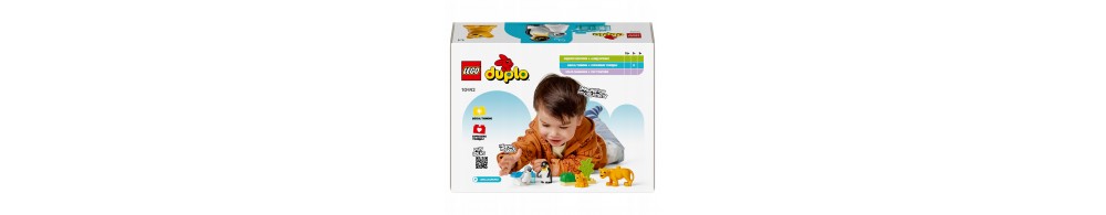 LEGO DUPLO Rodziny dzikich zwierząt: pingwiny i lwy 10442
